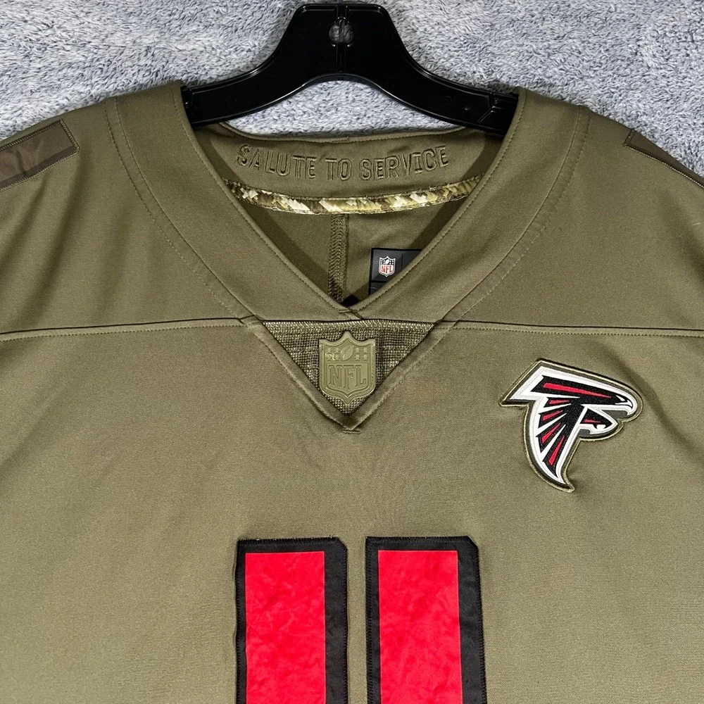 Nike Atlanta Falcons Julio Jones Salute To‎ Service Jersey Olive Green XXL